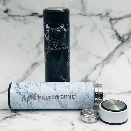 Termo promocionales marfil