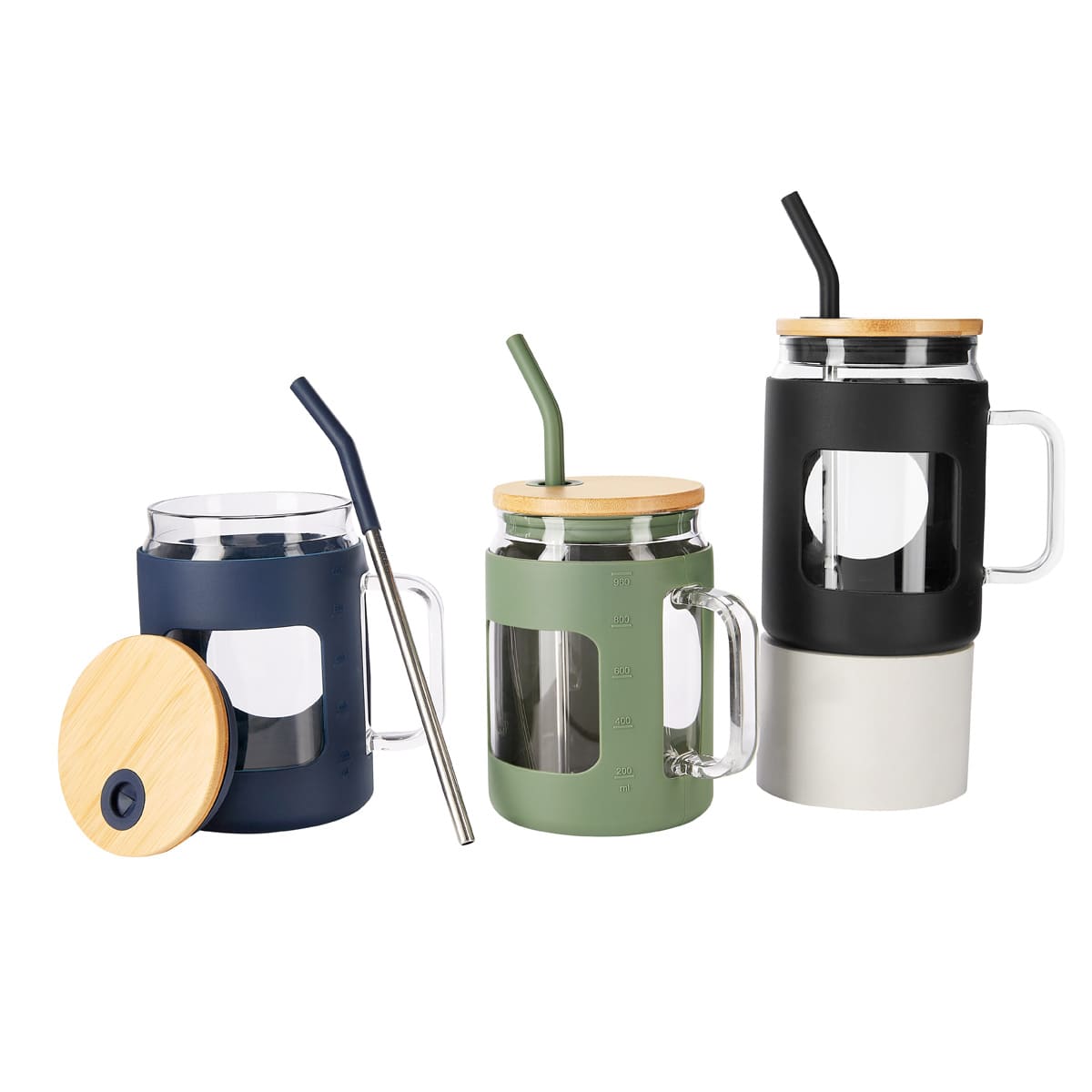 Cilindro promocionales de vidrio mason