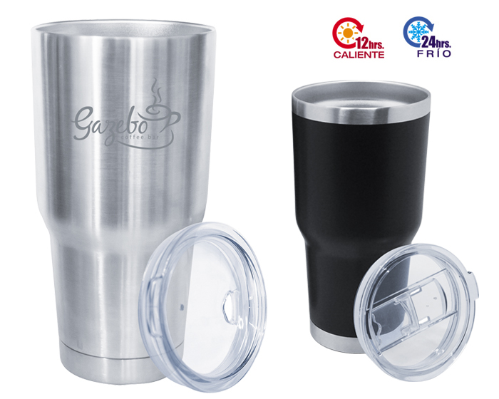 Termo promocionales doble pared acero para auto denzel