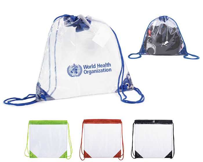 Morral promocionales transparente disport