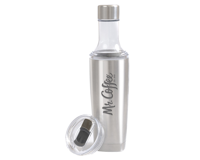 Termo promocionales multi-tapa de acero inoxidable de 650 ml  clyde
