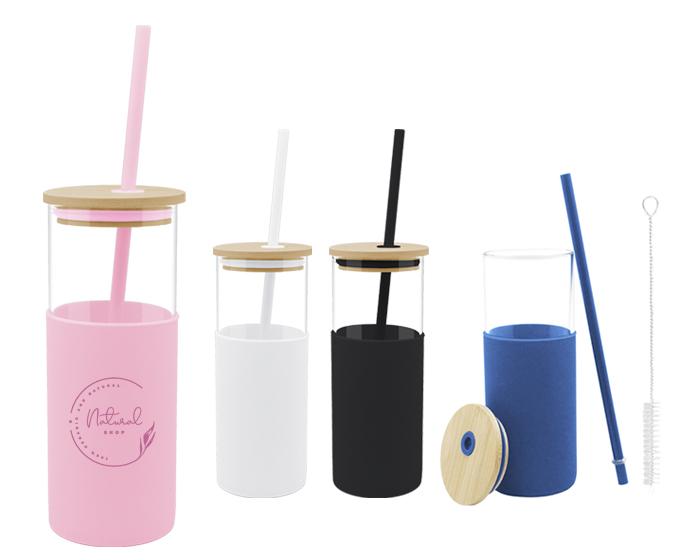 Cilindro promocionales de borosilicato 500 ml  glory