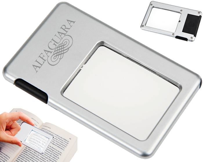 Lupa promocionales con luz luxor