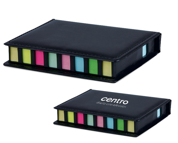 Estuche promocionales c/notas adhesivas attenti