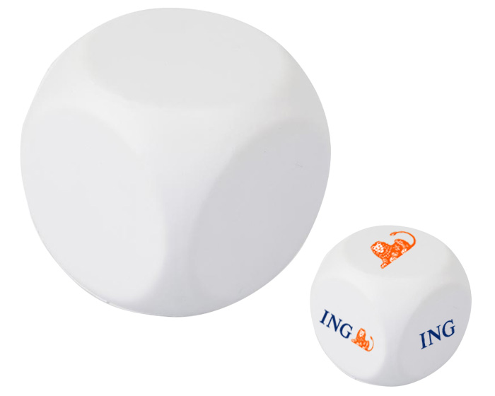 Antiestres promocionales dado