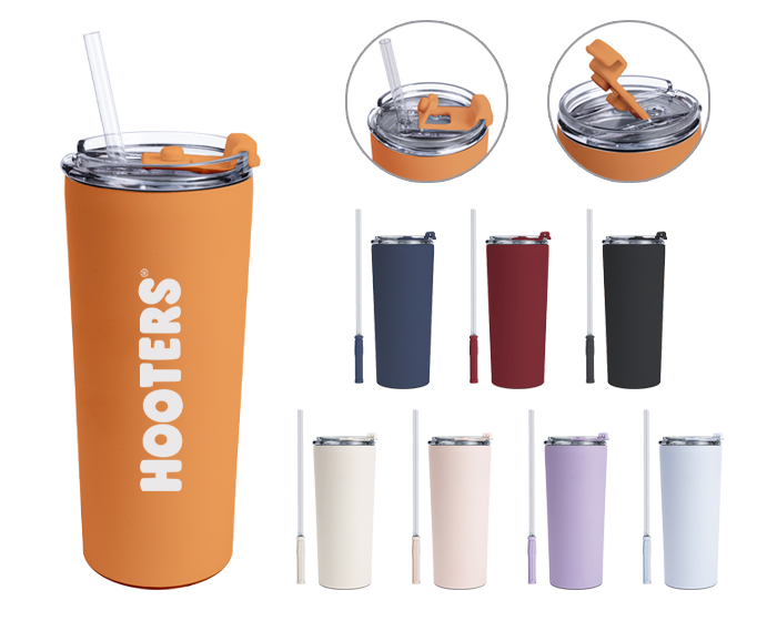 Termo promocionales de acero inoxidable de 600 ml  dino